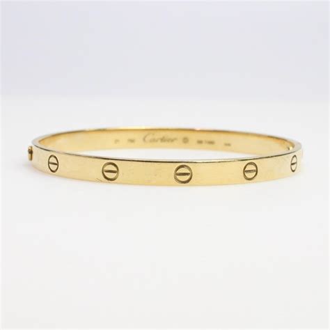 14k cartier bracelet|cartier 18kt gold love bracelet.